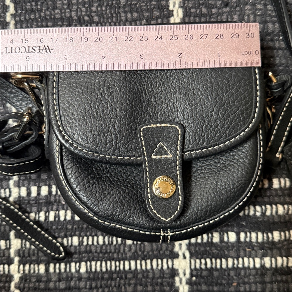 Dooney & Bourke Black Pebbled Leather Crossbody Bag - Picture 7 of 7